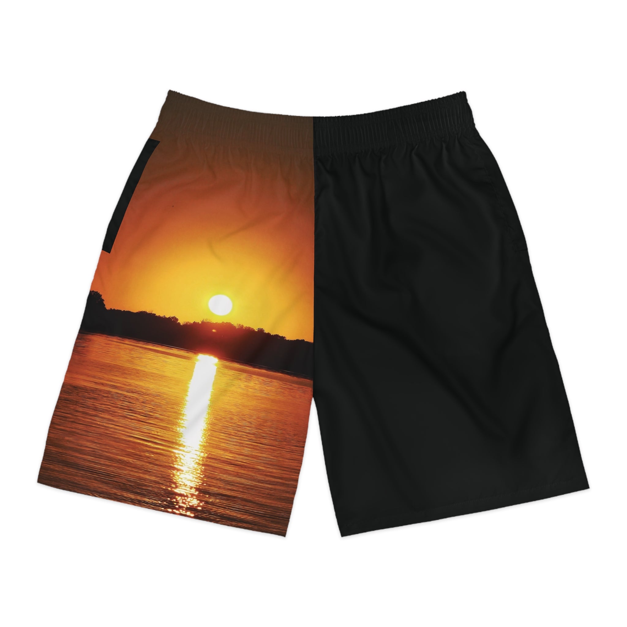 Golden Hour Sunset Men's Sunset Jogger Shorts