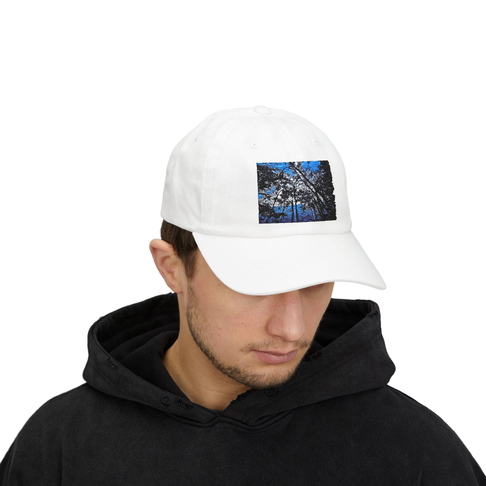 Blue Beyond the Branches Classic Dad Cap