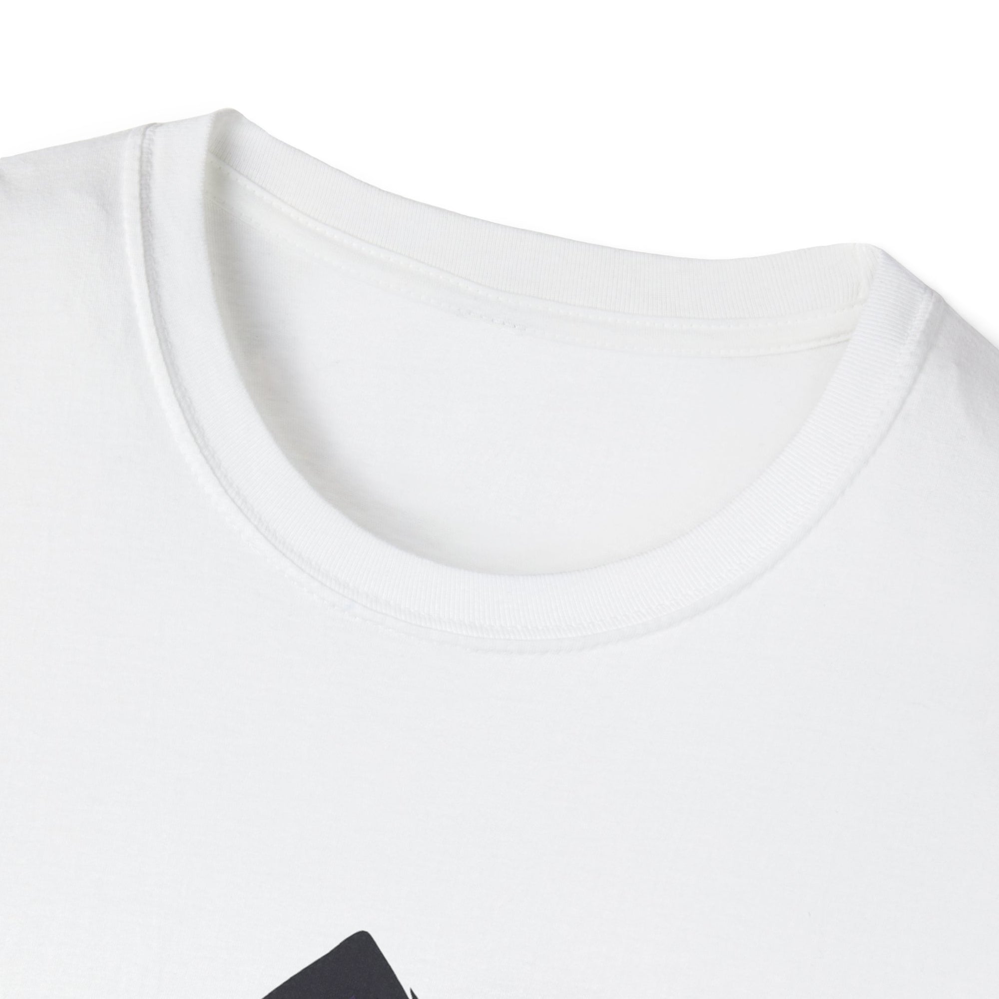 Geometric Art Unisex Softstyle T-Shirt, Comfortable Tee, Casual Wear, Gift for Artsy Friends, Weekend Outfit, Everyday Fashion