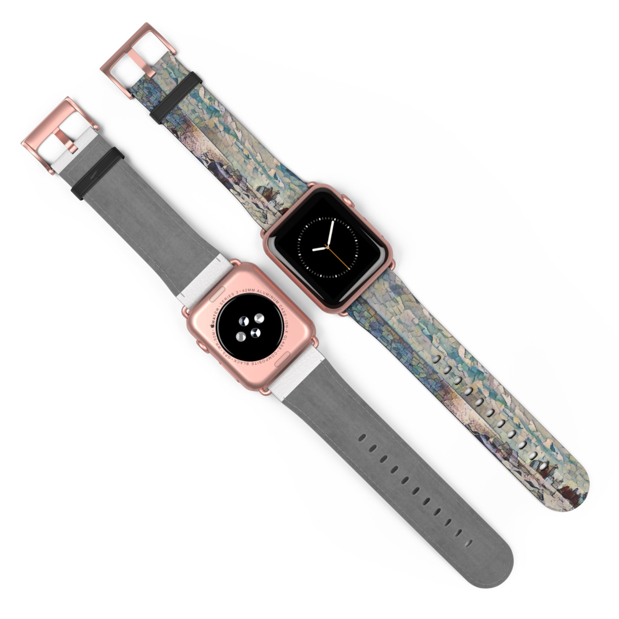 Shimmering Shore of Lake Superior Watch Band