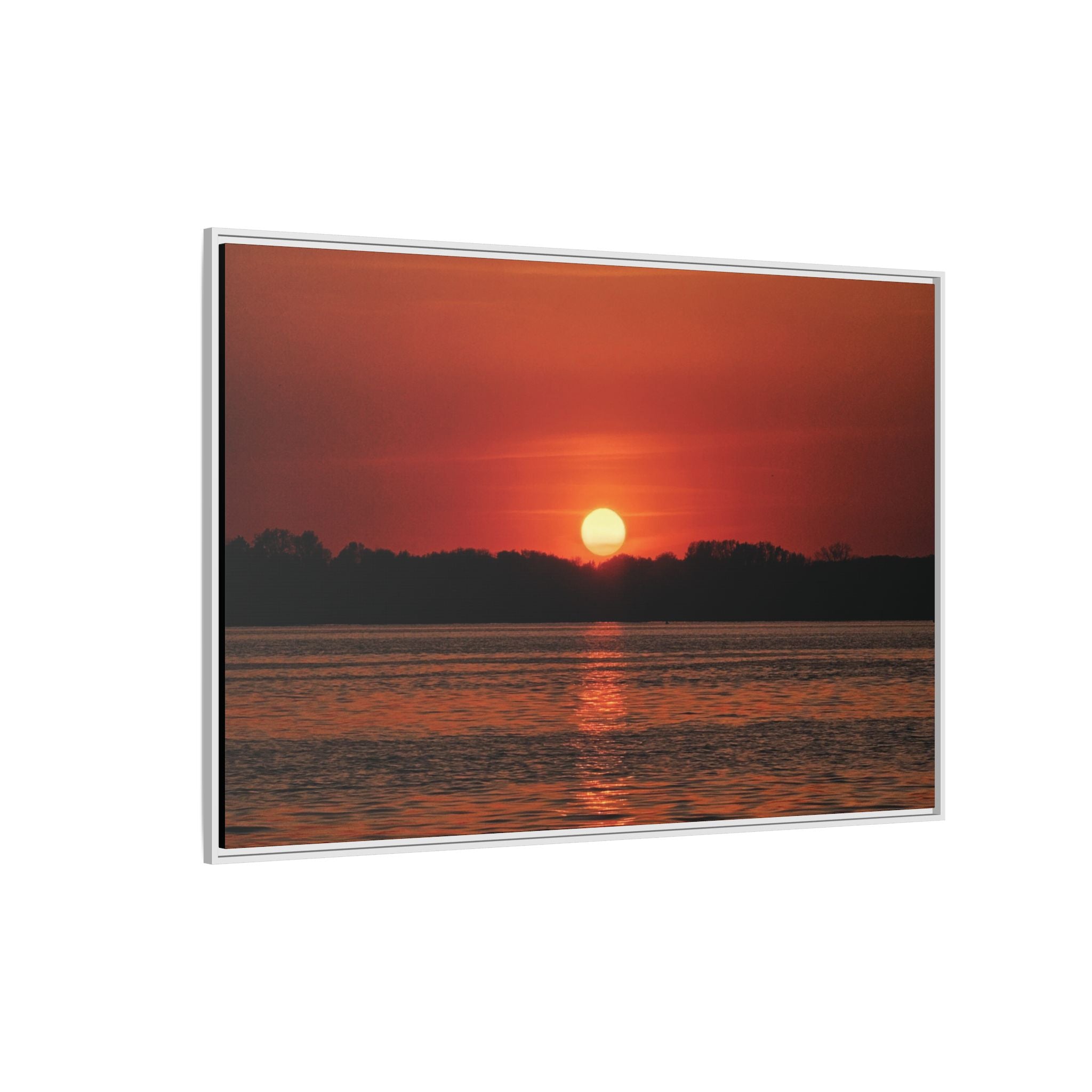Framed Sunset Canvas Art