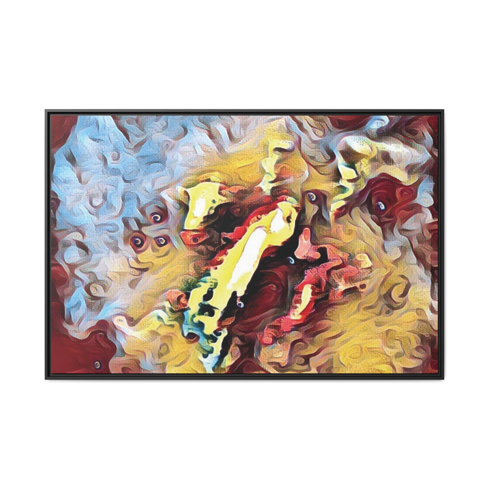Framed Abstract Canvas Art