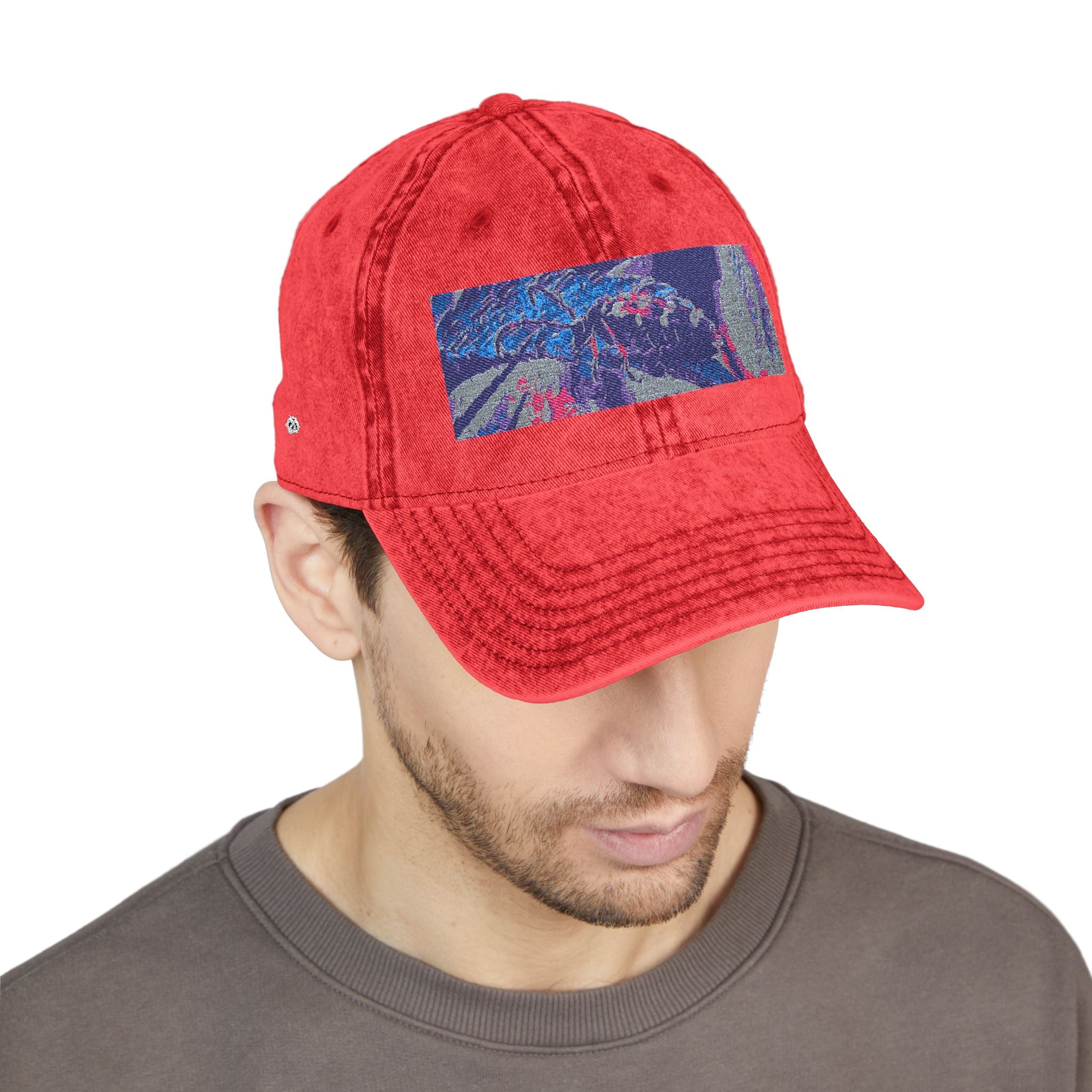 Neon Hunter Vintage Embroidered Cap