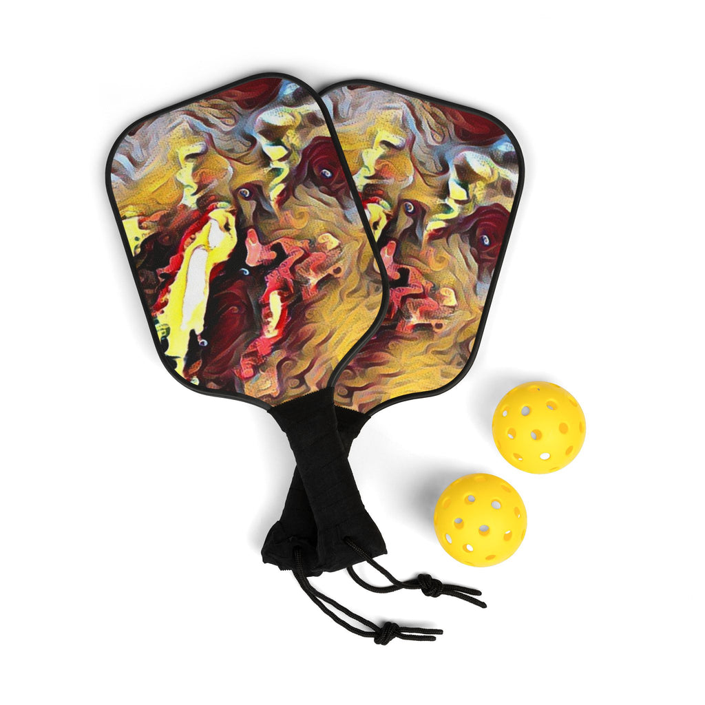 Vibrant Pickleball Paddle Set