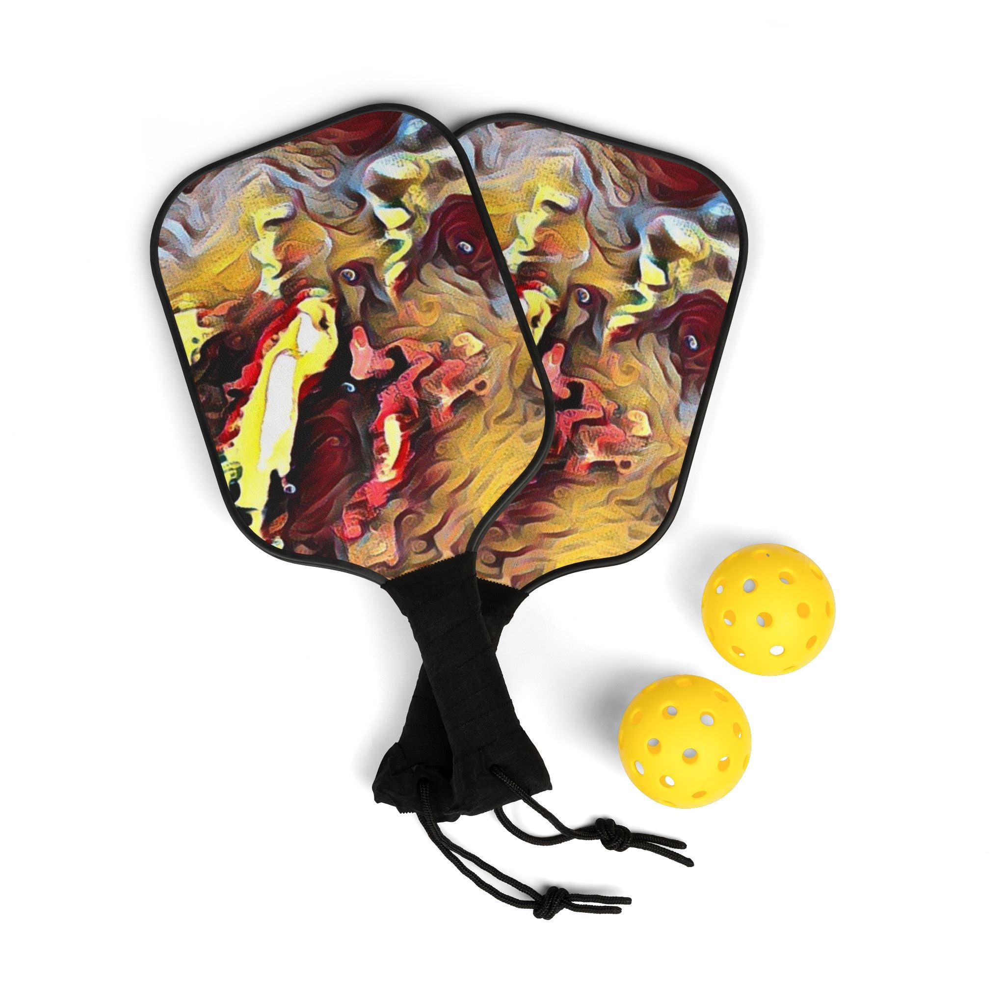 Vibrant Pickleball Paddle Set