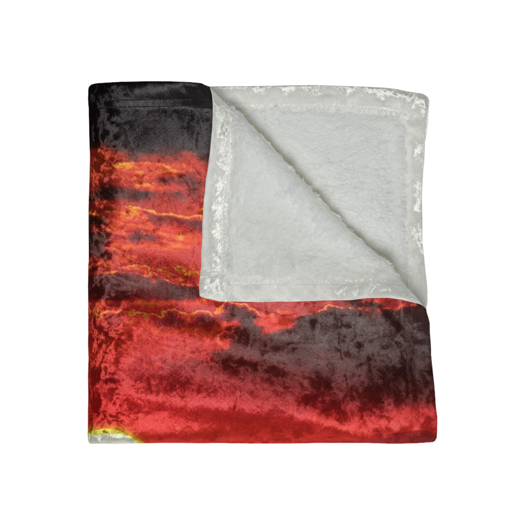 Bloodfire Reverie Crushed Velvet Blanket