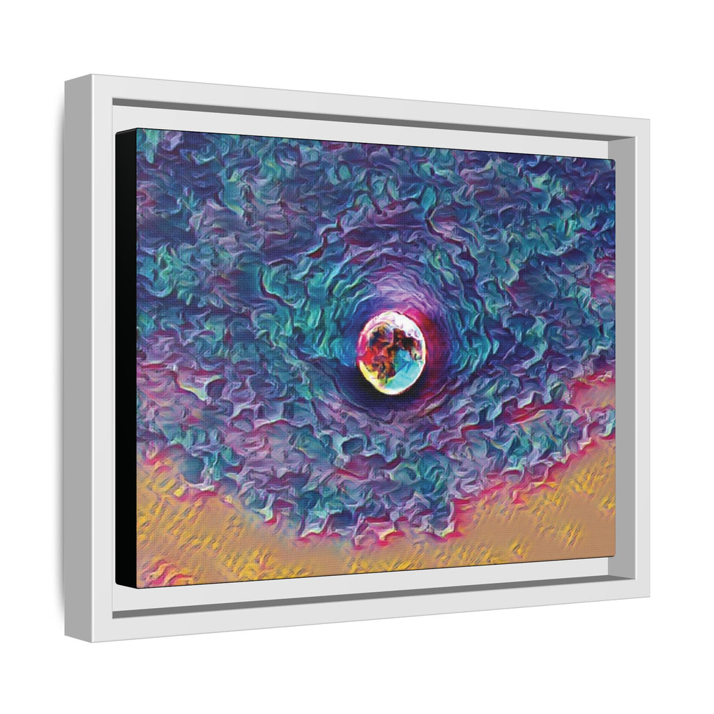 Full Sturgeon Moon Framed Canvas Art Print