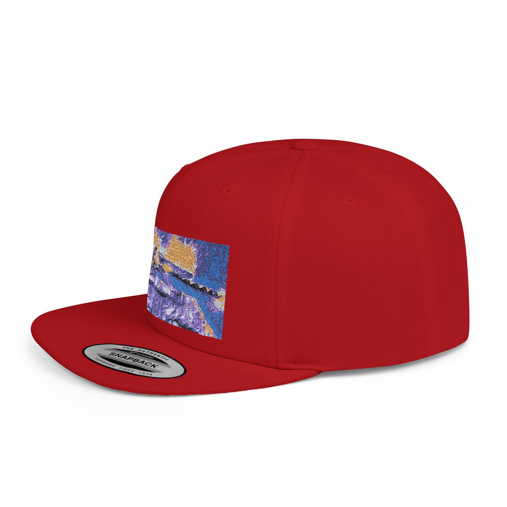 Sentinel of the Crimson Arch Flat Bill Snapback Hat