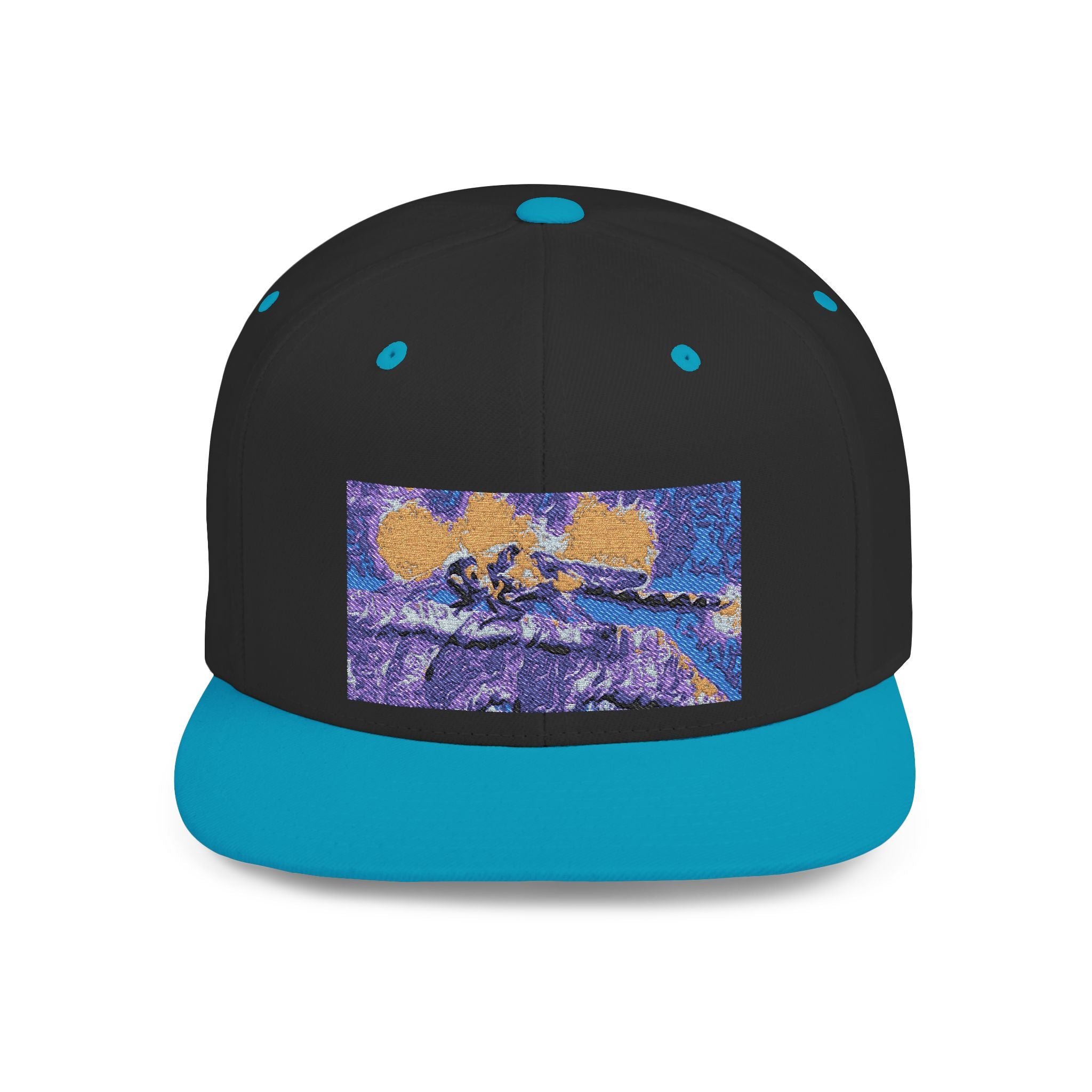 Sentinel of the Crimson Arch Flat Bill Snapback Hat