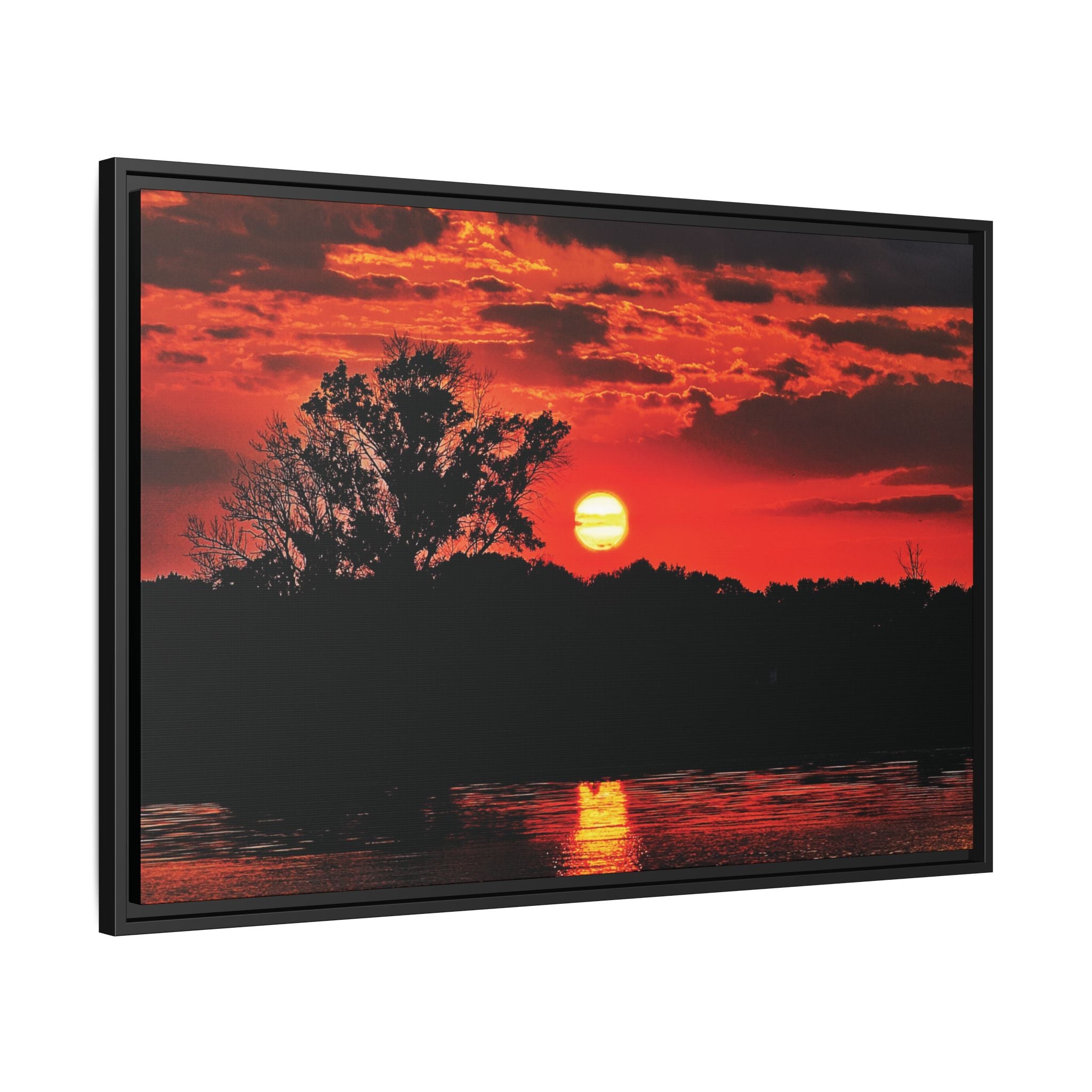 Bloodfire Reverie Framed Canvas Art