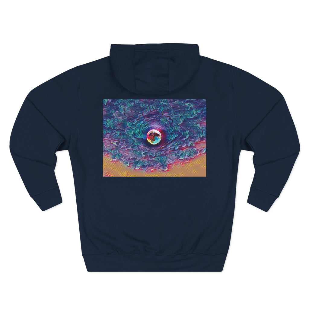 Full Sturgeon Moon Three-Panel Fleece Hoodie