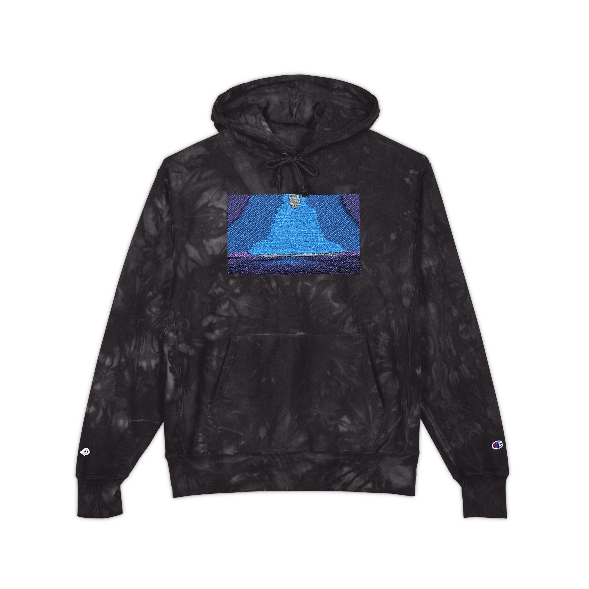 Celestial Reflection Tie-Dye Hoodie