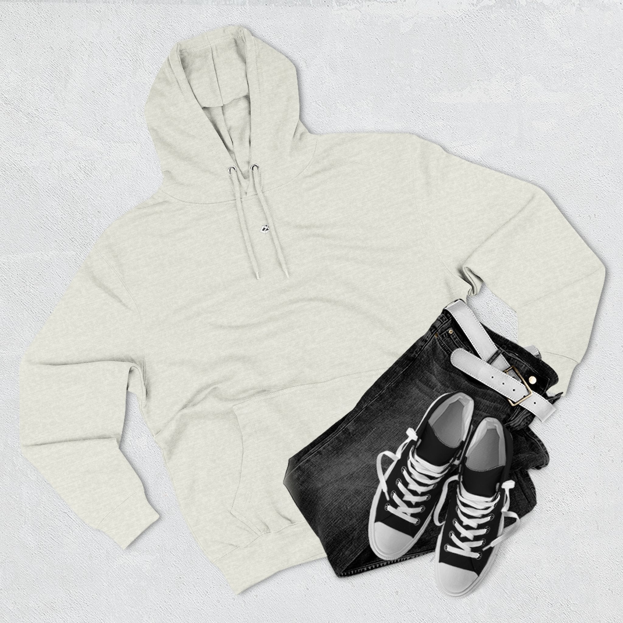 Sentinel of the Crimson Arch Three-Panel Fleece Hoodie