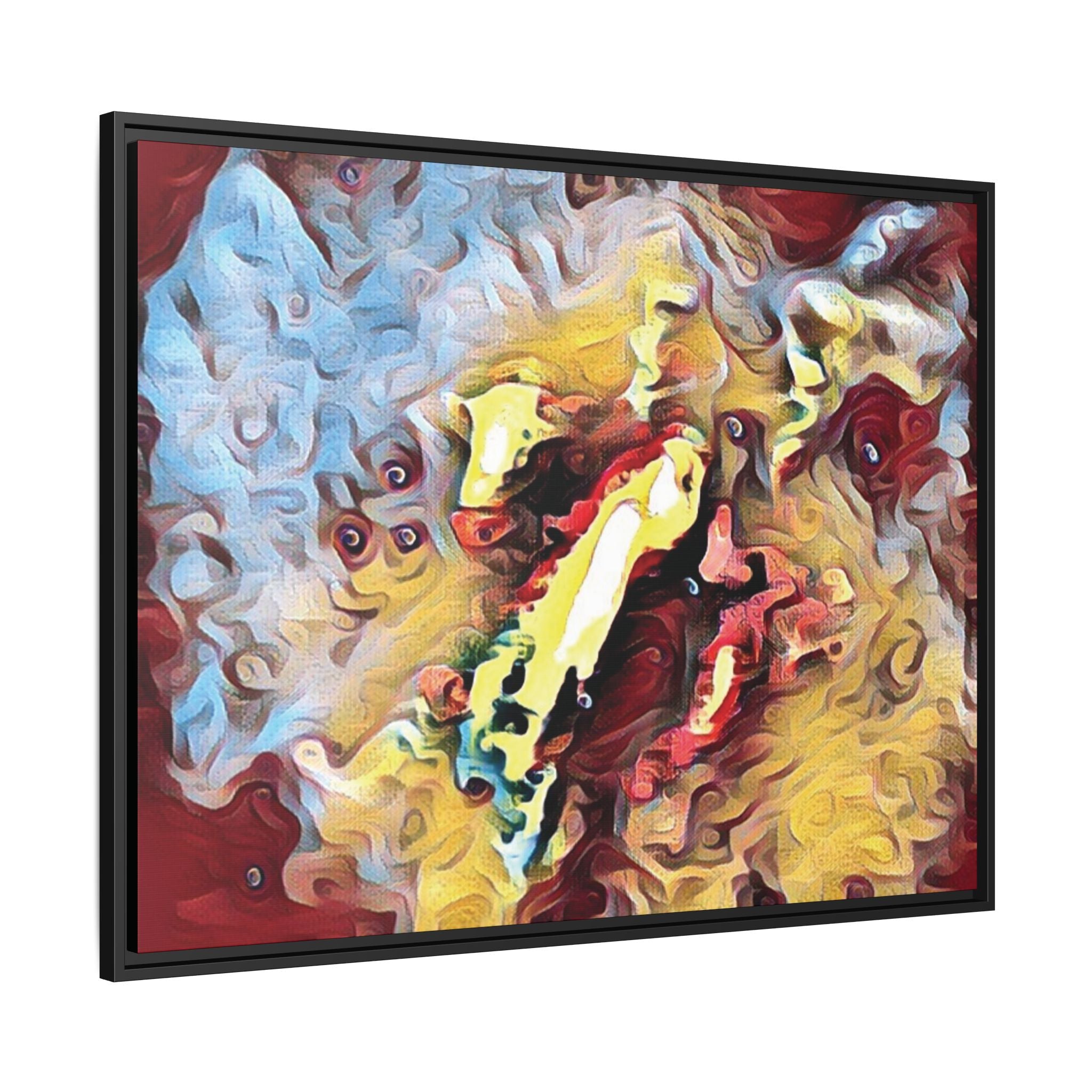 Framed Abstract Canvas Art