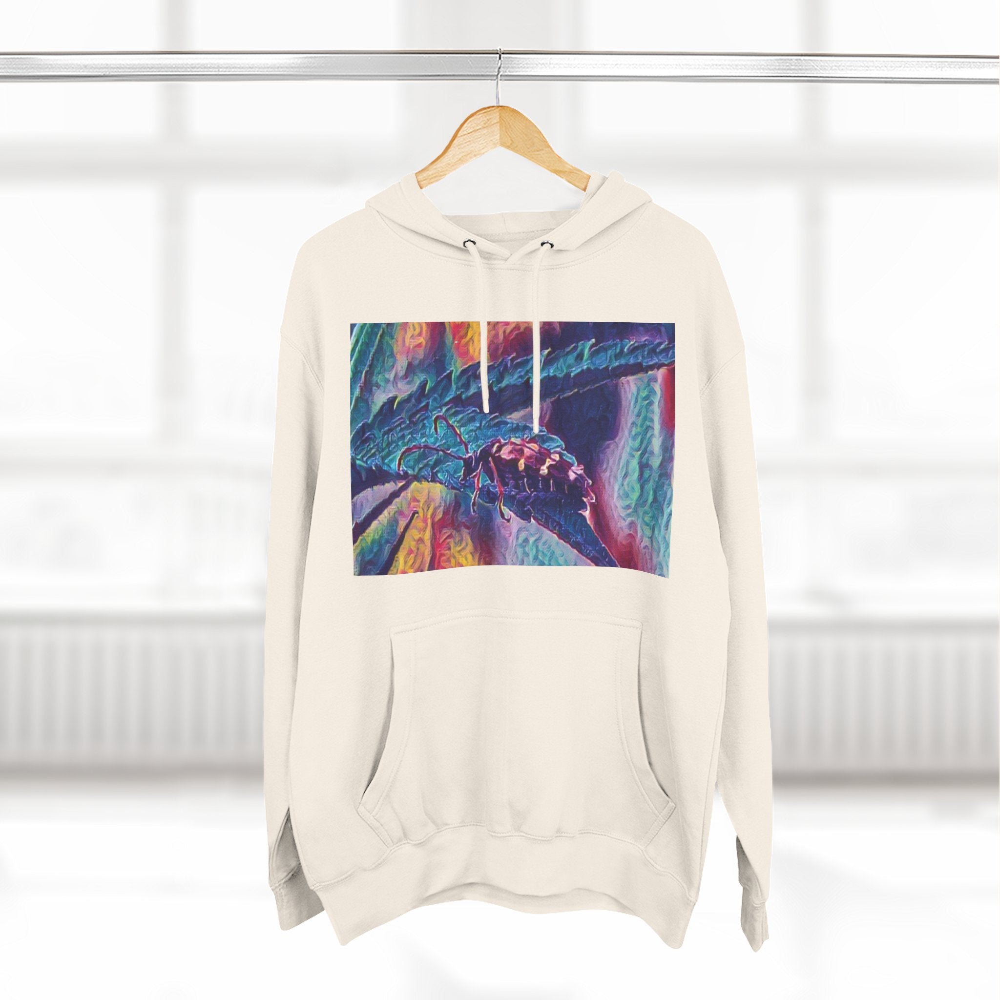 Neon Hunter Art Hoodie