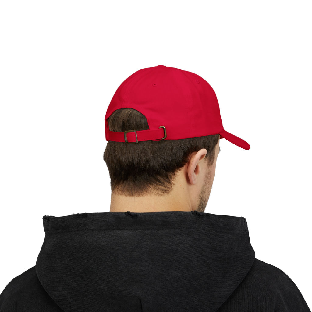 Abstract Gooseberry River Meander Bend Classic Dad Cap