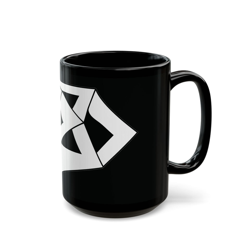Modern Geometric Black Mug