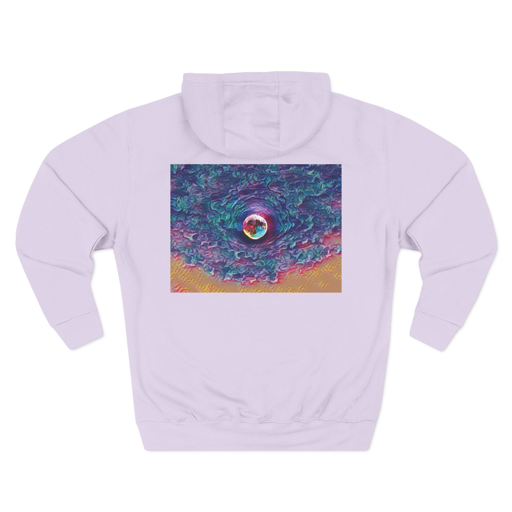 Full Sturgeon Moon Three-Panel Fleece Hoodie