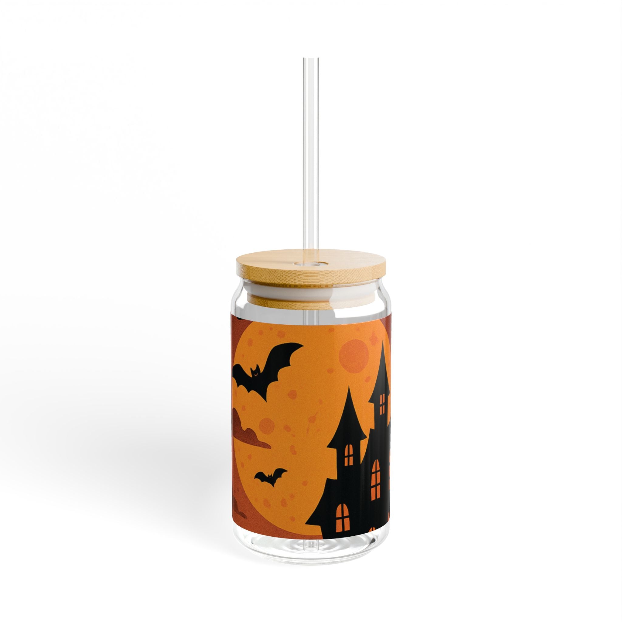 Halloween-Themed Sipper Glass